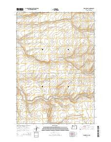 Stanfield SE Oregon Current topographic map, 1:24000 scale, 7.5 X 7.5 Minute, Year 2014