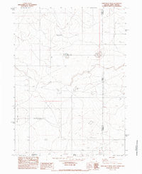 Star Valley Knoll Oregon Historical topographic map, 1:24000 scale, 7.5 X 7.5 Minute, Year 1982