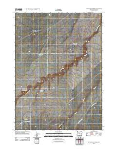 Starvation Spring Oregon Historical topographic map, 1:24000 scale, 7.5 X 7.5 Minute, Year 2011