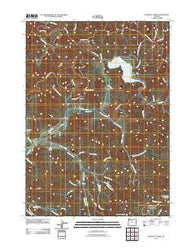 Starvout Creek Oregon Historical topographic map, 1:24000 scale, 7.5 X 7.5 Minute, Year 2011