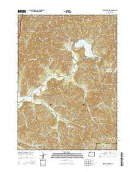 Starvout Creek Oregon Current topographic map, 1:24000 scale, 7.5 X 7.5 Minute, Year 2014