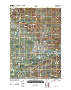 Stayton Oregon Historical topographic map, 1:24000 scale, 7.5 X 7.5 Minute, Year 2011