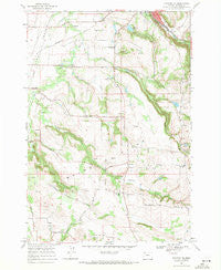 Stayton NE Oregon Historical topographic map, 1:24000 scale, 7.5 X 7.5 Minute, Year 1969