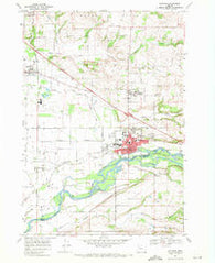 Stayton Oregon Historical topographic map, 1:24000 scale, 7.5 X 7.5 Minute, Year 1969