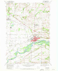 Stayton Oregon Historical topographic map, 1:24000 scale, 7.5 X 7.5 Minute, Year 1969