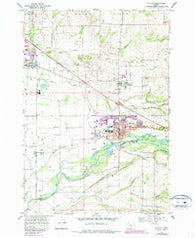 Stayton Oregon Historical topographic map, 1:24000 scale, 7.5 X 7.5 Minute, Year 1969