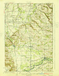Stayton Oregon Historical topographic map, 1:62500 scale, 15 X 15 Minute, Year 1925