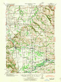 Stayton Oregon Historical topographic map, 1:62500 scale, 15 X 15 Minute, Year 1941
