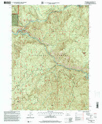 Steamboat Oregon Historical topographic map, 1:24000 scale, 7.5 X 7.5 Minute, Year 1997