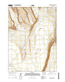 Steamboat Point Oregon Current topographic map, 1:24000 scale, 7.5 X 7.5 Minute, Year 2014