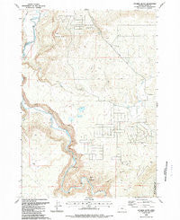 Stearns Butte Oregon Historical topographic map, 1:24000 scale, 7.5 X 7.5 Minute, Year 1988