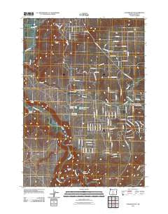 Stearns Butte Oregon Historical topographic map, 1:24000 scale, 7.5 X 7.5 Minute, Year 2011