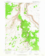 Steelhead Falls Oregon Historical topographic map, 1:24000 scale, 7.5 X 7.5 Minute, Year 1962