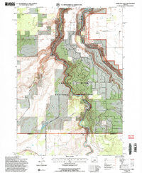 Steelhead Falls Oregon Historical topographic map, 1:24000 scale, 7.5 X 7.5 Minute, Year 1992