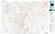 Steens Mtn Oregon Historical topographic map, 1:100000 scale, 30 X 60 Minute, Year 1982