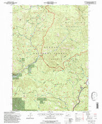 Steins Pillar Oregon Historical topographic map, 1:24000 scale, 7.5 X 7.5 Minute, Year 1992