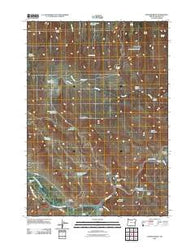 Stemler Ridge Oregon Historical topographic map, 1:24000 scale, 7.5 X 7.5 Minute, Year 2011
