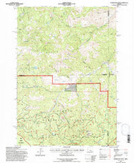 Stephenson Mtn. Oregon Historical topographic map, 1:24000 scale, 7.5 X 7.5 Minute, Year 1992