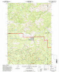 Stephenson Mtn. Oregon Historical topographic map, 1:24000 scale, 7.5 X 7.5 Minute, Year 1992