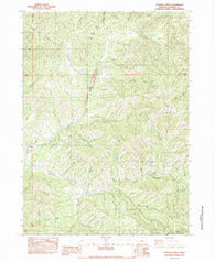 Sterling Creek Oregon Historical topographic map, 1:24000 scale, 7.5 X 7.5 Minute, Year 1983