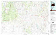 Stinkingwater Mountains Oregon Historical topographic map, 1:100000 scale, 30 X 60 Minute, Year 1978
