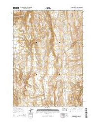 Stinkingwater Pass Oregon Current topographic map, 1:24000 scale, 7.5 X 7.5 Minute, Year 2014