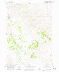 Stockade Mtn Oregon Historical topographic map, 1:24000 scale, 7.5 X 7.5 Minute, Year 1972