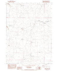 Stoney Corral Oregon Historical topographic map, 1:24000 scale, 7.5 X 7.5 Minute, Year 1982
