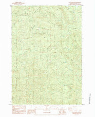 Stott Mountain Oregon Historical topographic map, 1:24000 scale, 7.5 X 7.5 Minute, Year 1984
