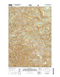 Stott Mountain Oregon Current topographic map, 1:24000 scale, 7.5 X 7.5 Minute, Year 2014