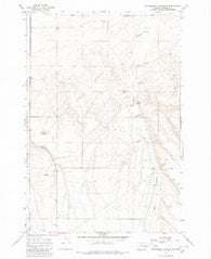 Strawberry Canyon NE Oregon Historical topographic map, 1:24000 scale, 7.5 X 7.5 Minute, Year 1968