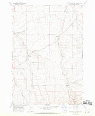 Strawberry Canyon SE Oregon Historical topographic map, 1:24000 scale, 7.5 X 7.5 Minute, Year 1968