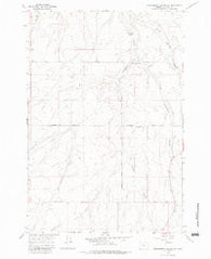 Strawberry Canyon SW Oregon Historical topographic map, 1:24000 scale, 7.5 X 7.5 Minute, Year 1968