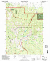 Strawberry Mountain Oregon Historical topographic map, 1:24000 scale, 7.5 X 7.5 Minute, Year 1996