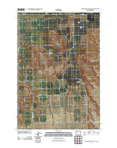 Strawberry Canyon NE Oregon Historical topographic map, 1:24000 scale, 7.5 X 7.5 Minute, Year 2011