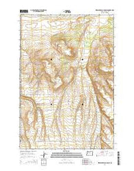 Strawberry Canyon NE Oregon Current topographic map, 1:24000 scale, 7.5 X 7.5 Minute, Year 2014