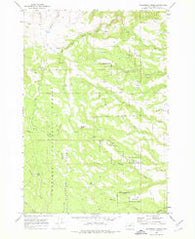 Sugarbowl Creek Oregon Historical topographic map, 1:24000 scale, 7.5 X 7.5 Minute, Year 1969
