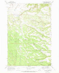 Sugarbowl Creek Oregon Historical topographic map, 1:24000 scale, 7.5 X 7.5 Minute, Year 1969
