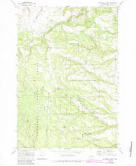 Sugarbowl Creek Oregon Historical topographic map, 1:24000 scale, 7.5 X 7.5 Minute, Year 1969