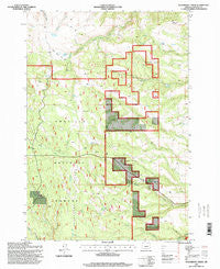 Sugarbowl Creek Oregon Historical topographic map, 1:24000 scale, 7.5 X 7.5 Minute, Year 1995
