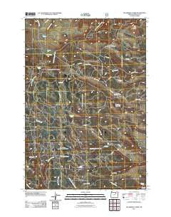 Sugarbowl Creek Oregon Historical topographic map, 1:24000 scale, 7.5 X 7.5 Minute, Year 2011