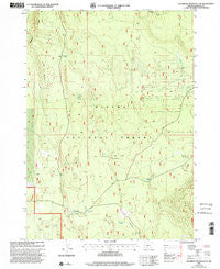 Sugarpine Mountain NW Oregon Historical topographic map, 1:24000 scale, 7.5 X 7.5 Minute, Year 1999