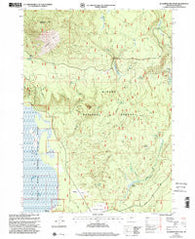 Sugarpine Mountain Oregon Historical topographic map, 1:24000 scale, 7.5 X 7.5 Minute, Year 1999