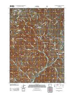 Sugarpine Creek Oregon Historical topographic map, 1:24000 scale, 7.5 X 7.5 Minute, Year 2011