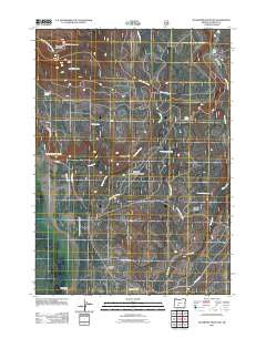 Sugarpine Mountain Oregon Historical topographic map, 1:24000 scale, 7.5 X 7.5 Minute, Year 2011