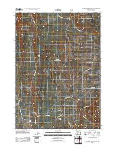 Sugarpine Mountain NW Oregon Historical topographic map, 1:24000 scale, 7.5 X 7.5 Minute, Year 2011