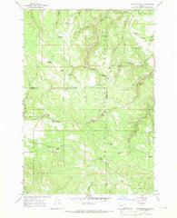 Sullivan Gulch Oregon Historical topographic map, 1:24000 scale, 7.5 X 7.5 Minute, Year 1967