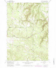 Sullivan Gulch Oregon Historical topographic map, 1:24000 scale, 7.5 X 7.5 Minute, Year 1967