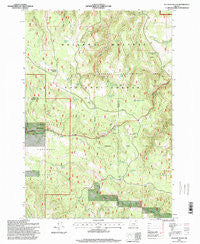 Sullivan Gulch Oregon Historical topographic map, 1:24000 scale, 7.5 X 7.5 Minute, Year 1995