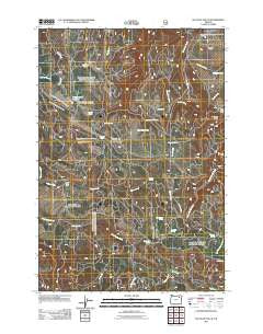 Sullivan Gulch Oregon Historical topographic map, 1:24000 scale, 7.5 X 7.5 Minute, Year 2011